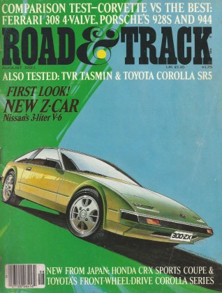 ROAD & TRACK 1983 AUG - 300ZX, CRX, CARROLL SHELBY